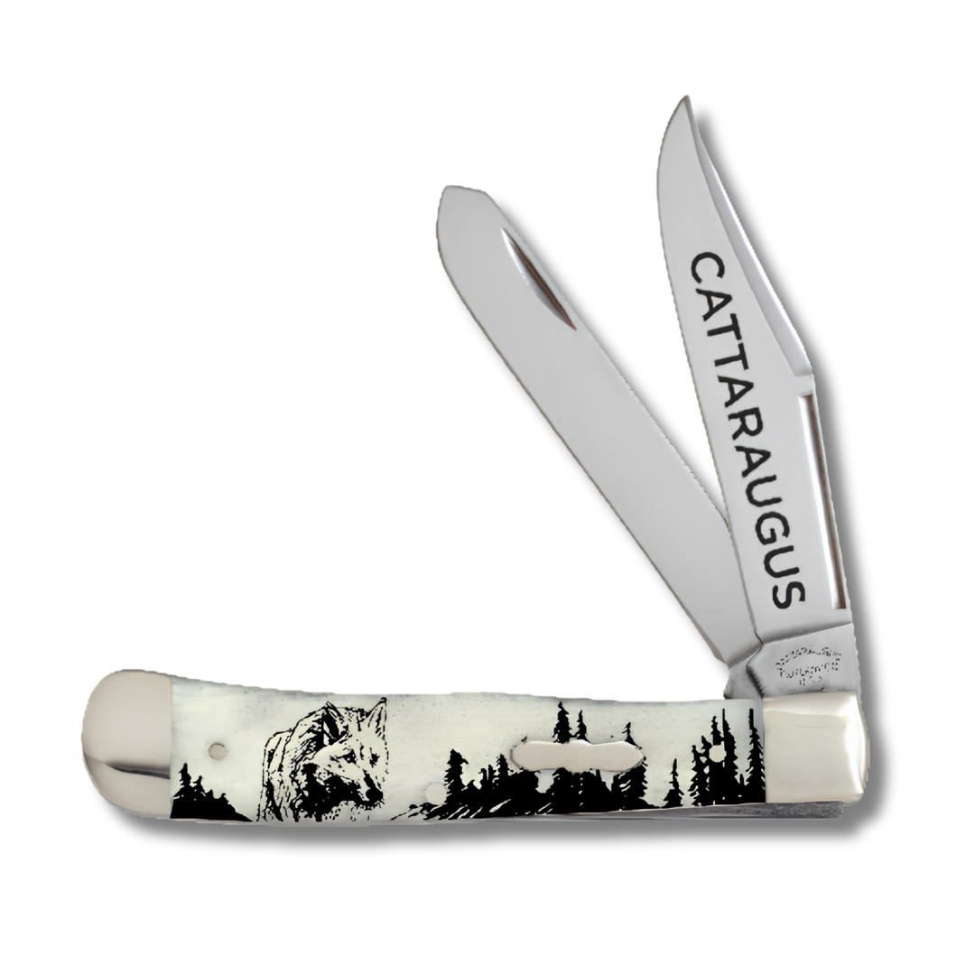 Cattaraugus - CATC54HAW Heritage Smooth Natural Bone Apex Wolf Trapper