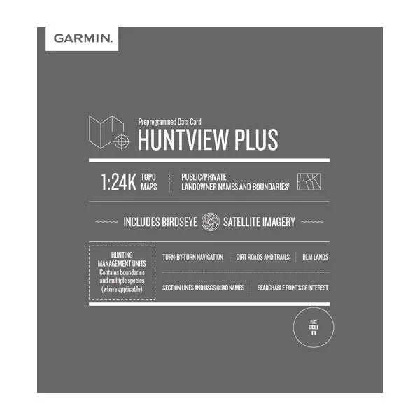 Garmin Huntview Plus Data Card 24/25 edition