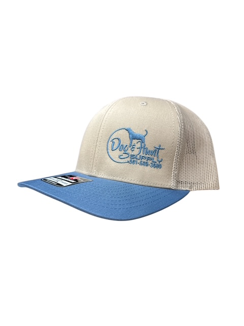 Dog and Hunt Tan w/ Light Blue Bill Hat