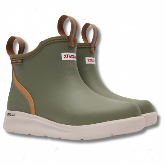 XtraTuf Kids Ankle Deck Boot Sport - Green