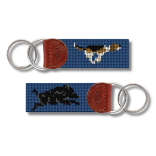 Dog and Hunt Hog Chase Key Fob