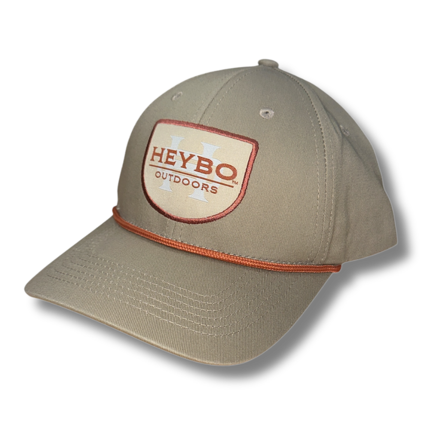 Heybo Logo Patch Khaki Rope Hat