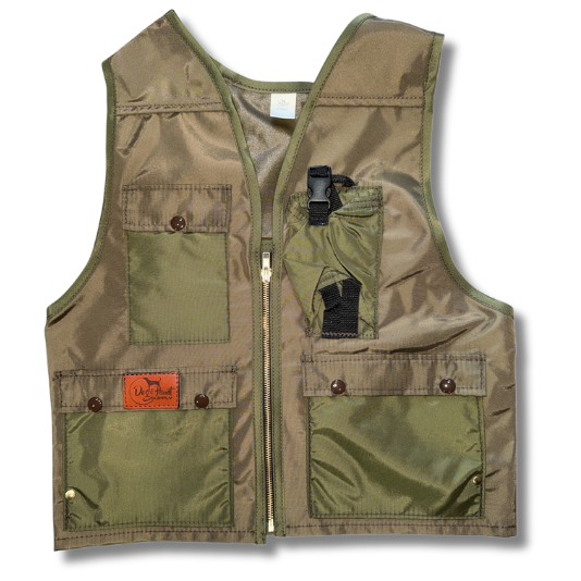 Dog and Hunt YOUTH Circle S Pro Series Vest - Green/Brown