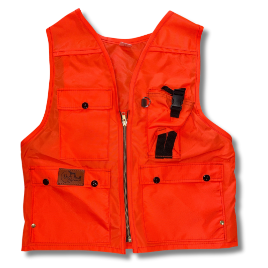 Dog and Hunt YOUTH Circle S Pro Series Vest - Orange