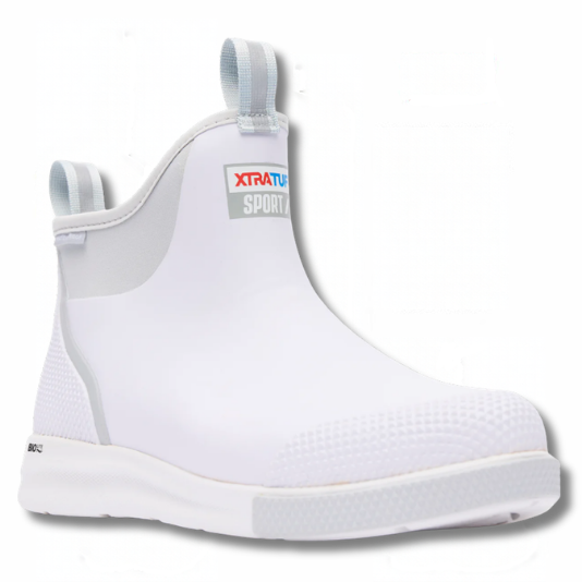 XtraTuf Men's 6in Ankle Deck Sport Boot - White