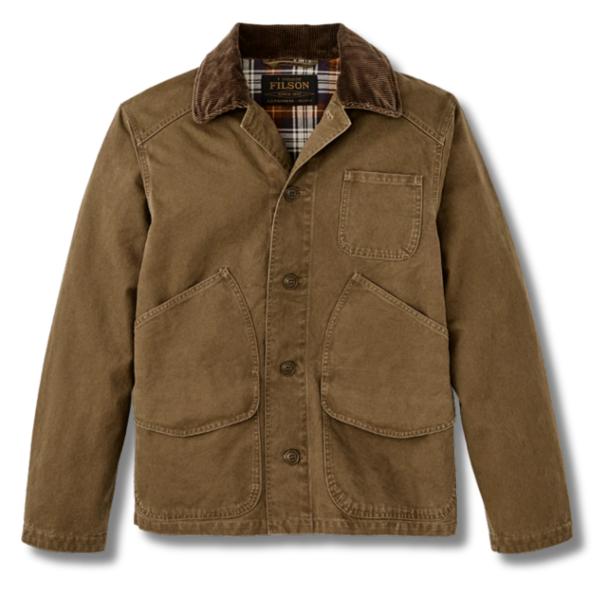 Filson Canvas Outfitter Jacket : Kangaroo