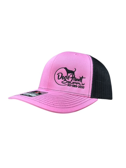 Dog and Hunt Pink and Black Mesh Hat
