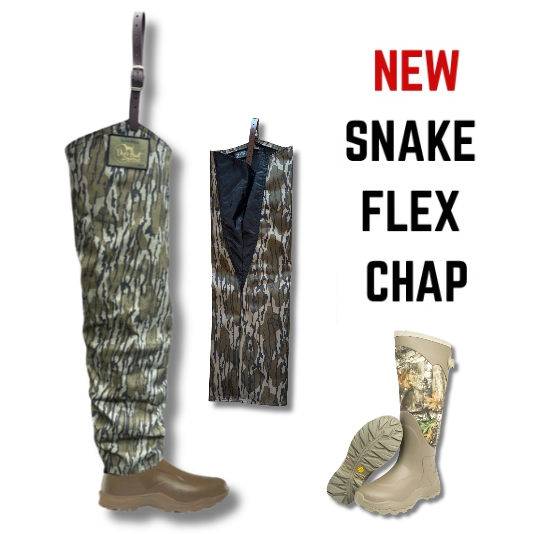 Lacrosse Alpha Agility w/ Pro Buckle - NEW Bottomland Snake Flex Chap