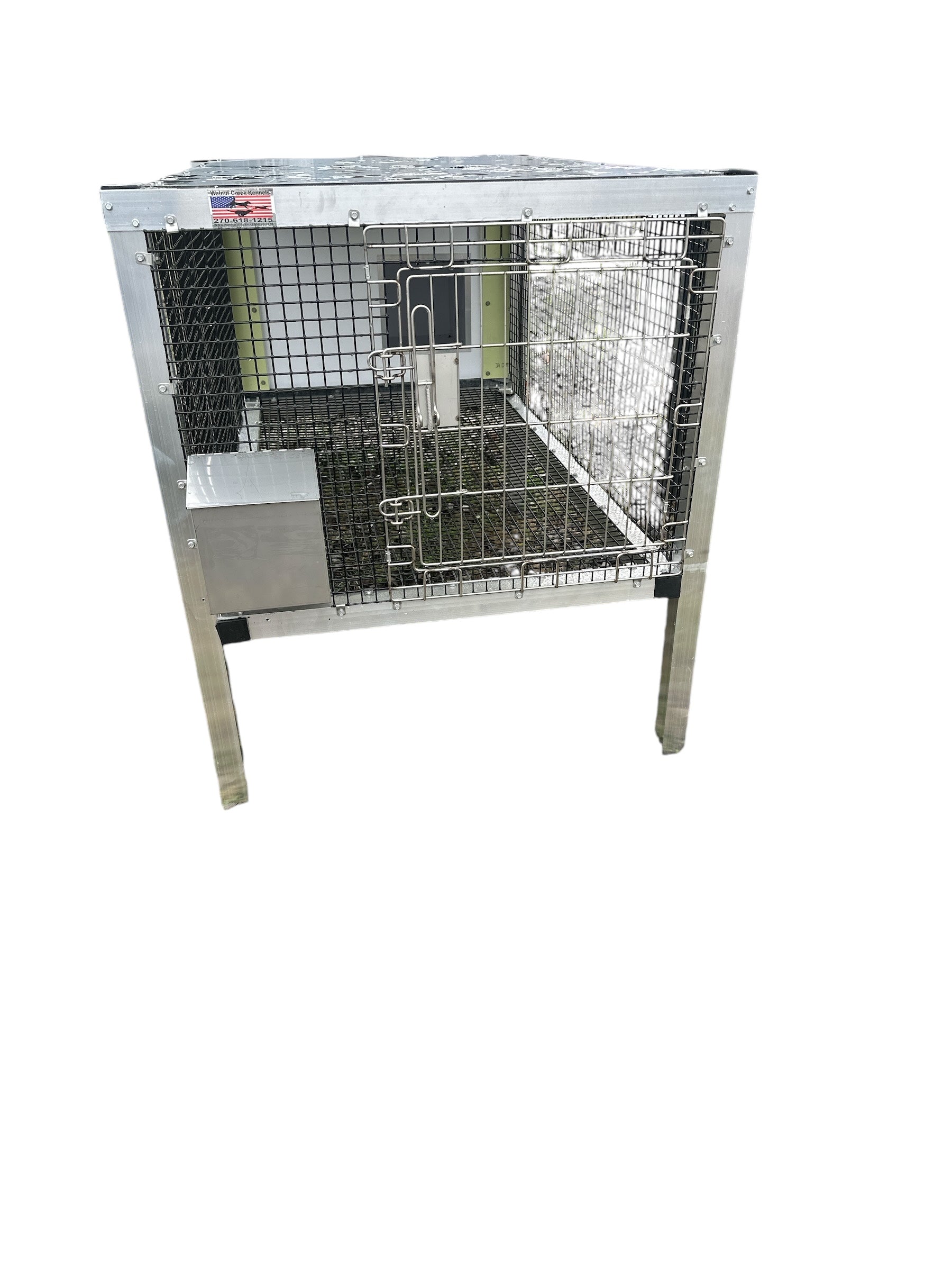 Walnut Creek Stainless Door Standard Kennel