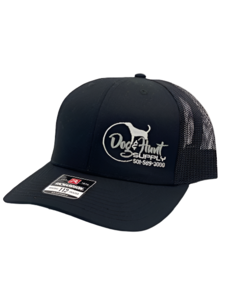Dog and Hunt Black w/ Black Mesh Hat