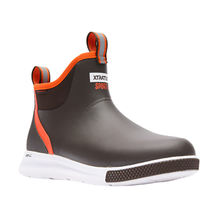 Xtratuf Men's Tailgate 6 in Ankle Deck Boot Sport Brown/Orange