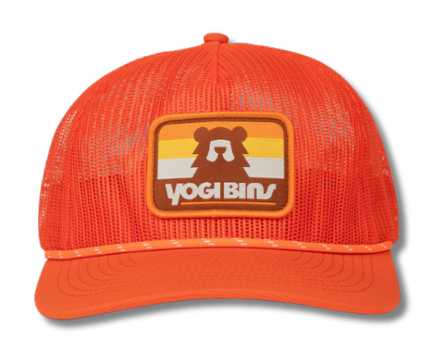 Yogi Bins - Orange Mesh Hat